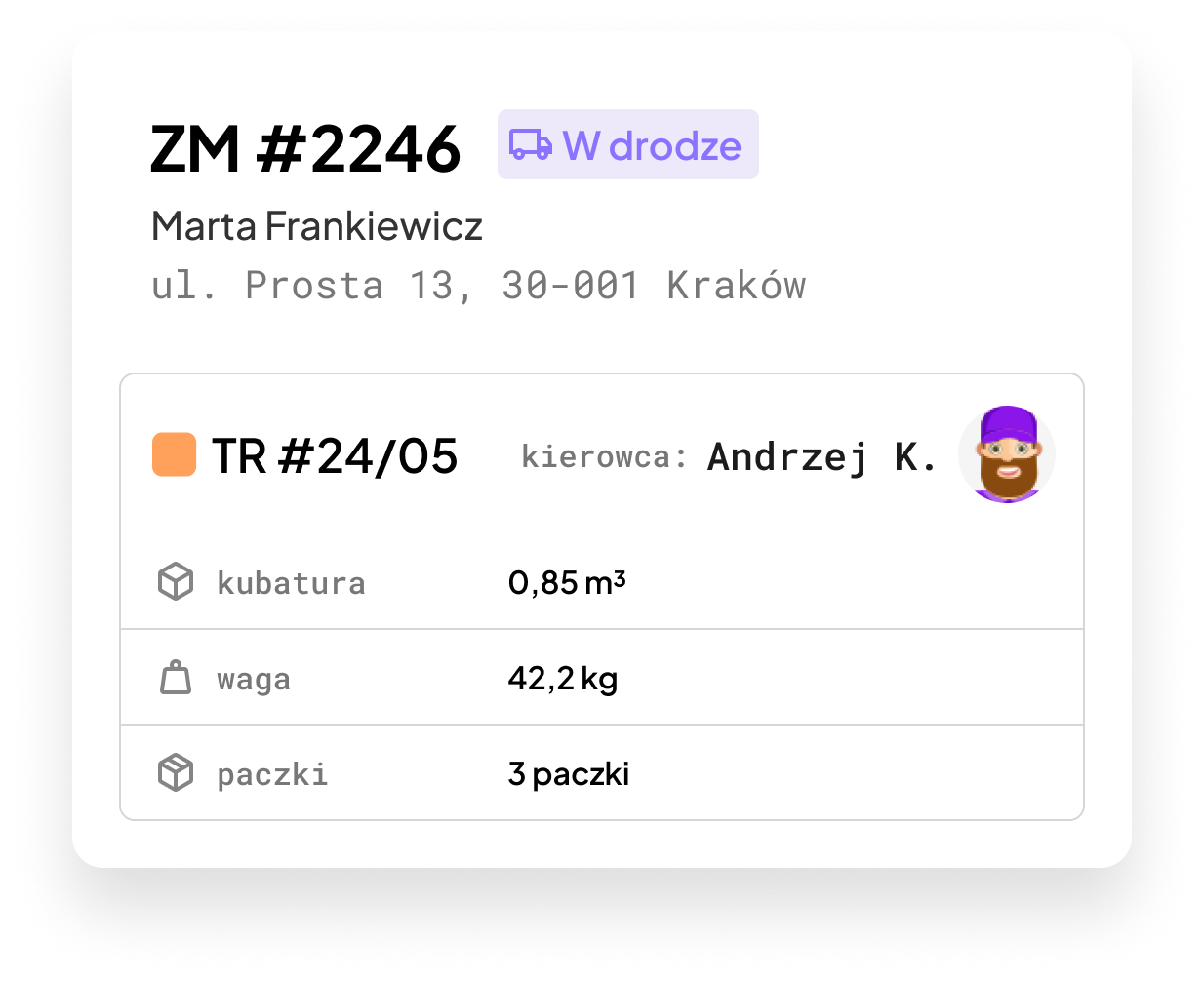 Powiadomienia o statusie zamówienia